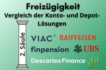 Vergleich Freizügigkeitskonto und Freizügigkeitsdepot Schweiz